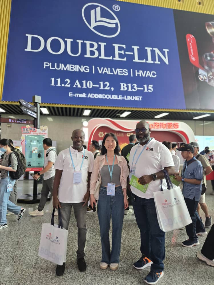 AYA Collective representatives at the China expo