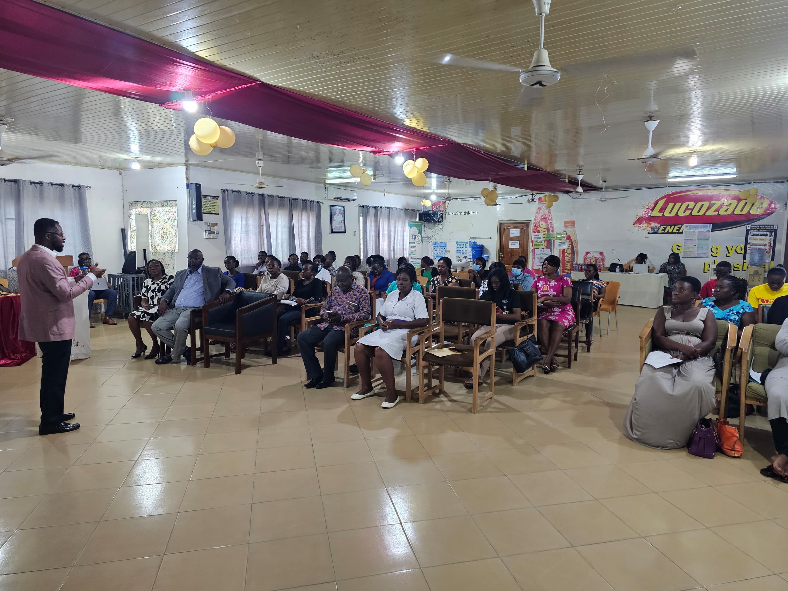 Group at a LHIMS training session in Ghana