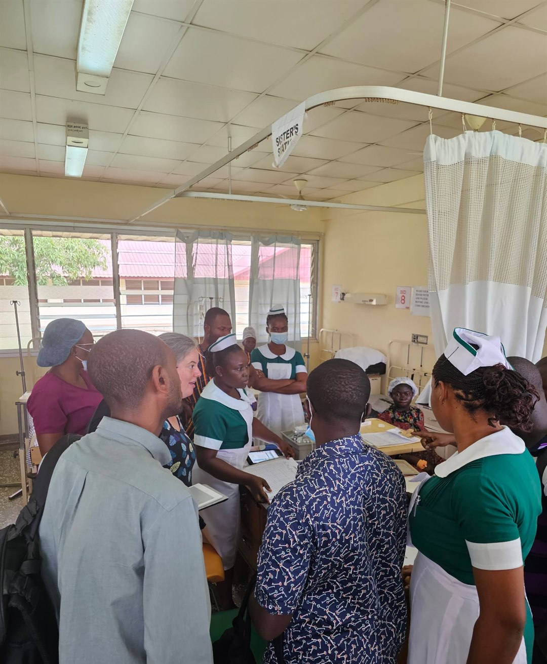 MEBCI donor delegation at Sunyani Regional Hospital